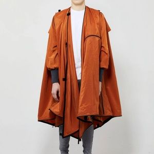 Adiff lightweight trench jacket transform to tent